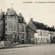 Courson-les-Carrières (89) Le château, mairie et hospice CPA