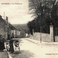 Courson-les-Carrières (89) Le faubourg CPA
