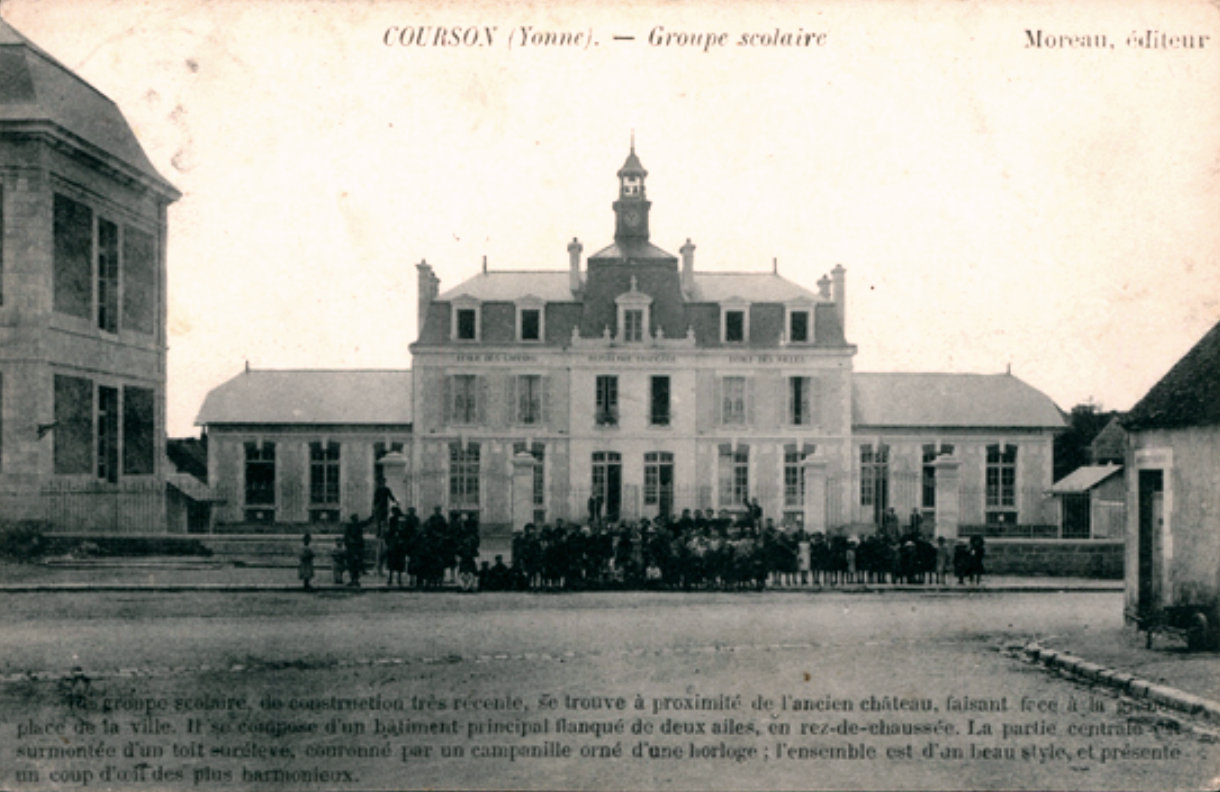 Courson-les-Carrières (89) Le groupe scolaire CPA
