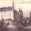 Château ancien, gravure CPA