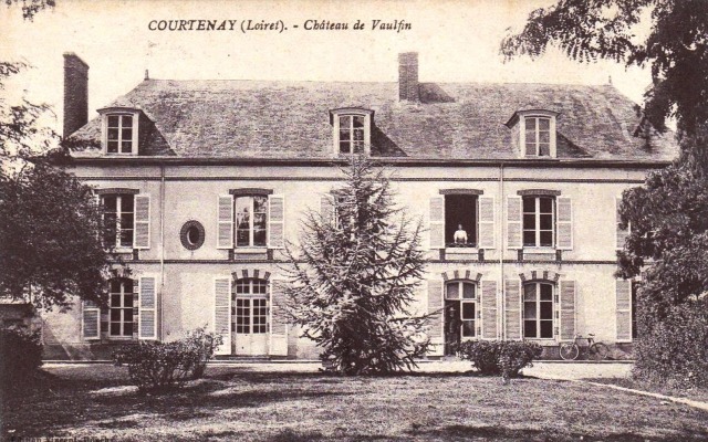 Courtenay (45) Château de Vaulxfin CPA