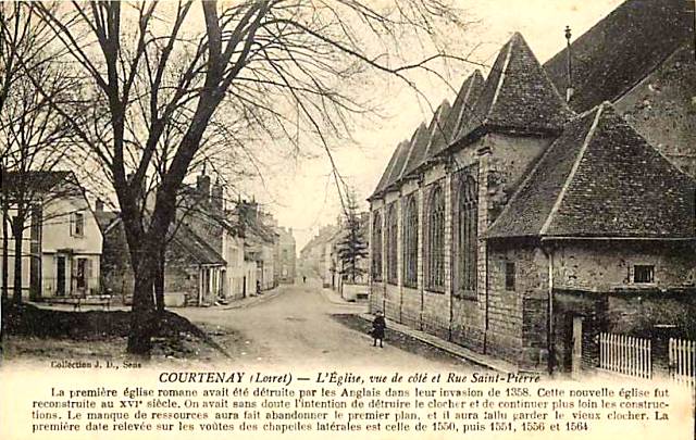 Courtenay (45) Eglise Saint-Pierre et Saint-Paul CPA