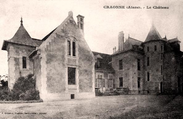 Craonne (Aisne) CPA Château