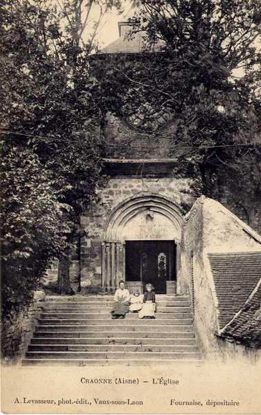 Craonne (Aisne) CPA Eglise Saint Martin avant 1914