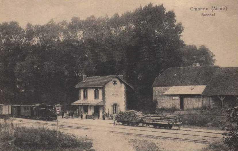 Craonne (Aisne) CPA la gare