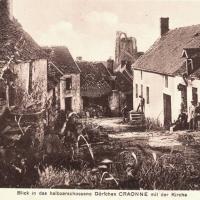 Craonne (Aisne) CPA Le village pas encore totalement détruit
