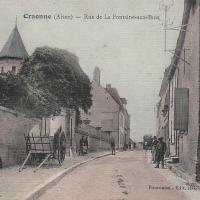 Craonne (Aisne) CPA rue de la fontaine aux buis avant 1914