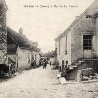 Craonne (Aisne) CPA rue de la Pissotte en 1907