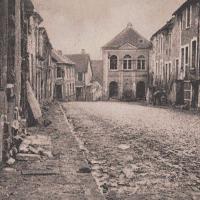 Craonne (Aisne) CPA ruines de l'hôtel de ville