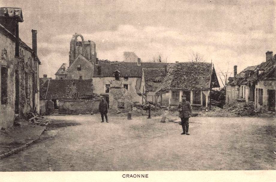 Craonne (Aisne) CPA ruines 14-18