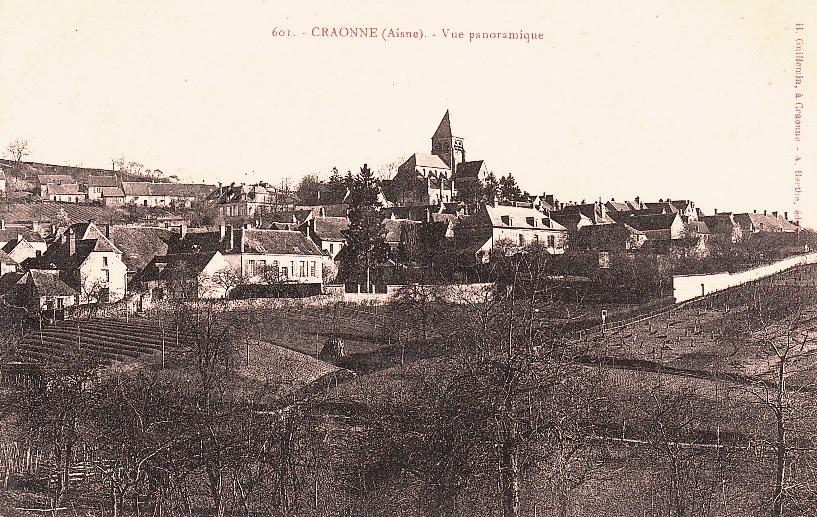 Craonne (Aisne) CPA vue panoramique avant 1914