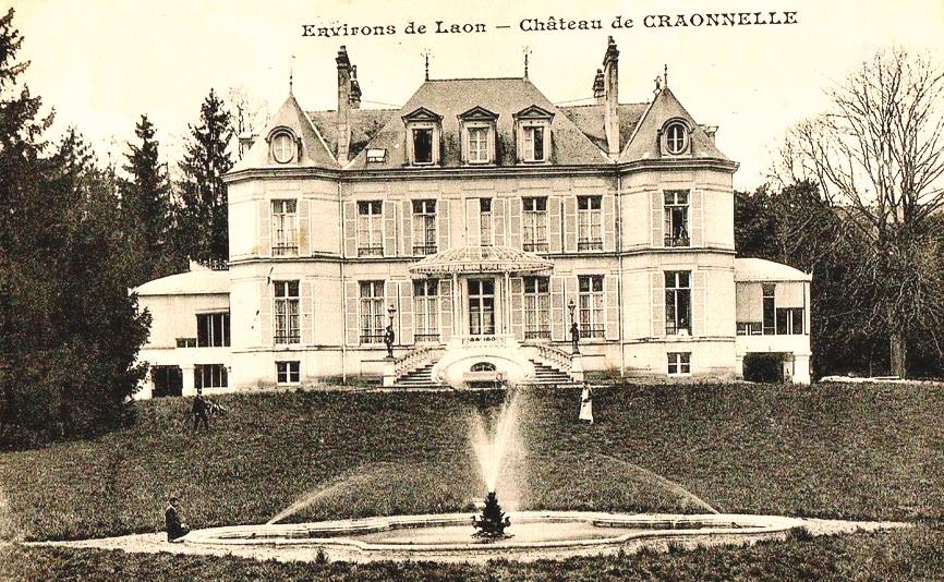 Craonnelle (Aisne) CPA château en 1910