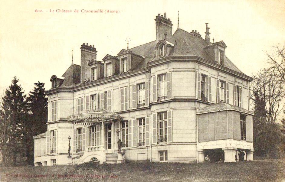 Craonnelle (Aisne) CPA château avant 1914