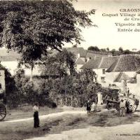 Craonnelle (Aisne) CPA entrée du village avant 1914