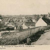 Craonnelle (Aisne) CPA le village en ruines