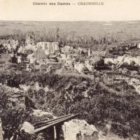 Craonnelle (Aisne) CPA le village en ruines
