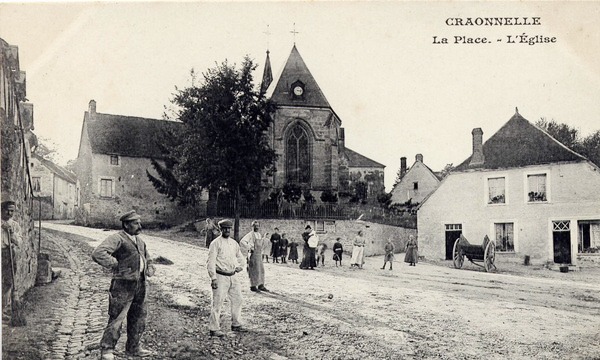 Craonnelle (Aisne) CPA place et église