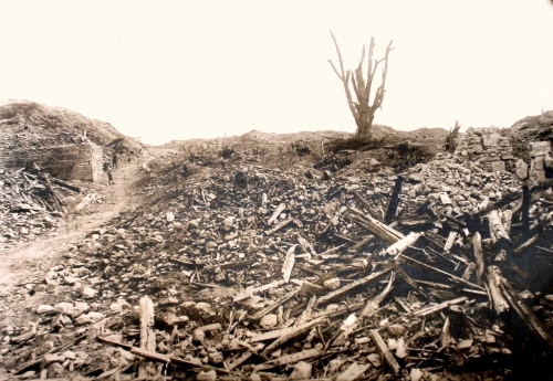 Craonnelle (Aisne) CPA vue générale 1918