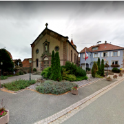 Crastatt 67 mairie et eglise