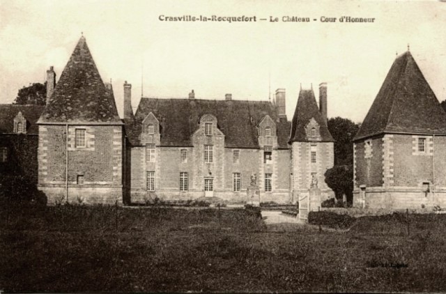 Crasville la rocquefort seine maritime le chateau cpa