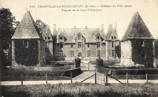 Crasville la rocquefort seine maritime le chateau cpa