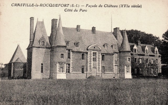 Crasville la rocquefort seine maritime le chateau cpa