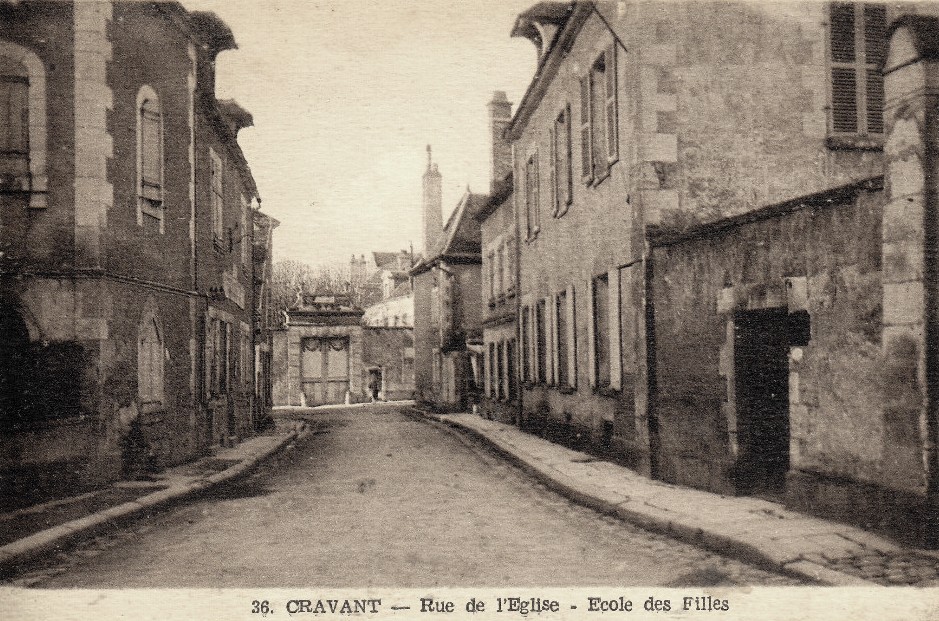 Cravant (89) L'école de filles CPA