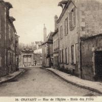 Cravant (89) L'école de filles CPA