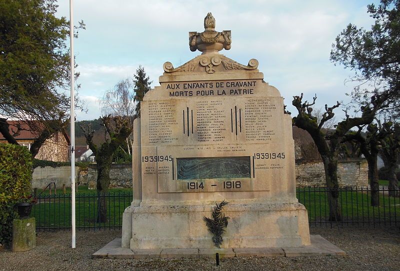 Cravant (89) Le Monument aux Morts