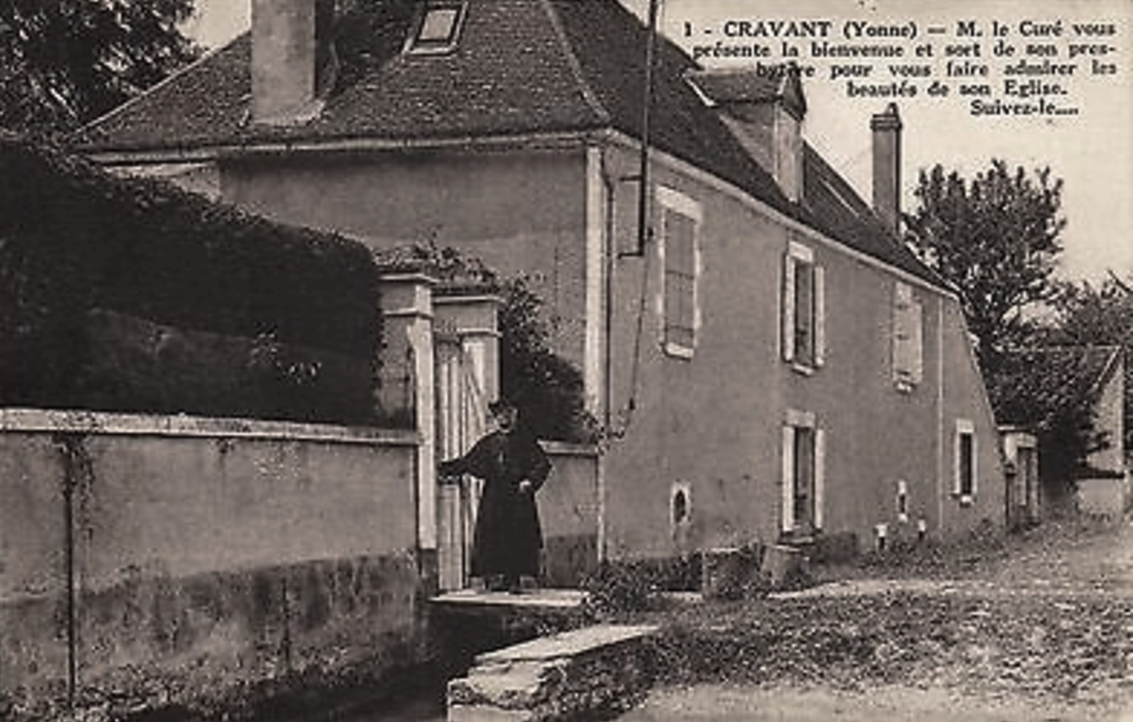 Cravant (89) Le Presbytère CPA