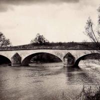Cravant (89) Le vieux pont CPA