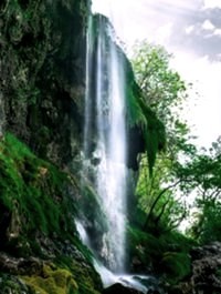 La cascade du ruisseau de Cabrières