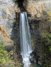 La cascade du ruisseau de Saint Martin