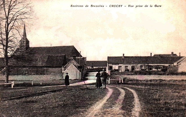 Crucey-Villages (28) L'église CPA