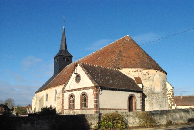 Crucey-Villages (28) L'église Saint-Aignan