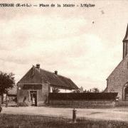 Crucey-Villages (28) Mainterne, l'église Saint-Laurent CPA