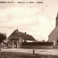 Mainterne, l'église Saint-Laurent CPA