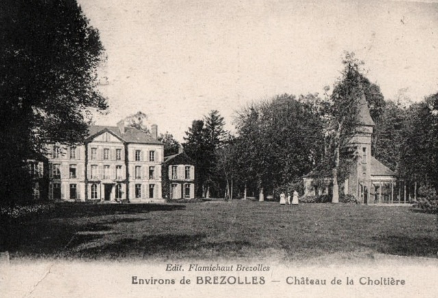 Crucey-Villages (28) Vitray-sous-Brézolles, le château de la Choltière CPA
