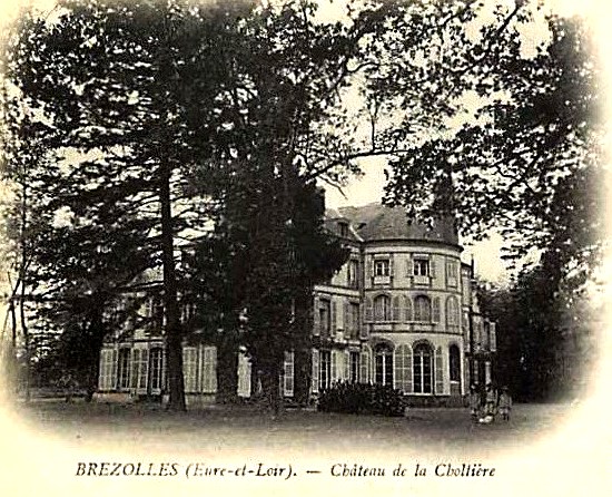 Crucey-Villages (28) Vitray-sous-Brézolles, le château de La Choltière CPA