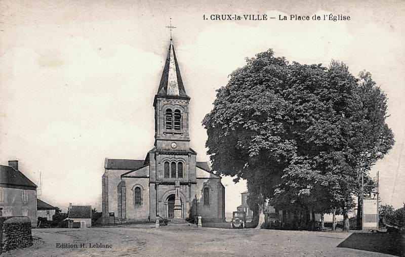 Crux-la-Ville (Nièvre) L'église Saint-Nazaire CPA