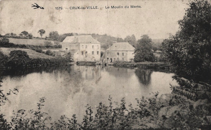 Crux-la-Ville (Nièvre) Le moulin du Merle CPA