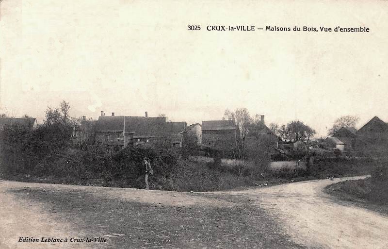 Crux-la-Ville (Nièvre) Les Maisons du Bois CPA