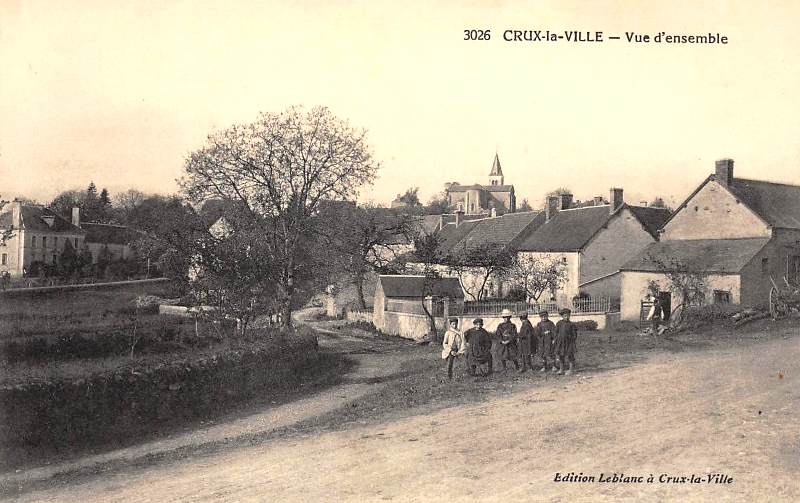 Crux-la-Ville (Nièvre) Vue générale CPA