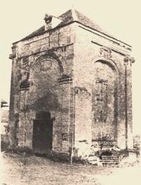 Cuissy-et-Gény (Aisne) CPA Abbaye clocher en 1876