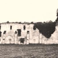 Cuissy-et-Gény (Aisne) CPA Abbaye des Prémontrés cellier en 1976