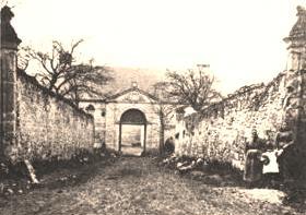 Cuissy-et-Gény (Aisne) CPA Abbaye des Prémontrés entrée avant 1914