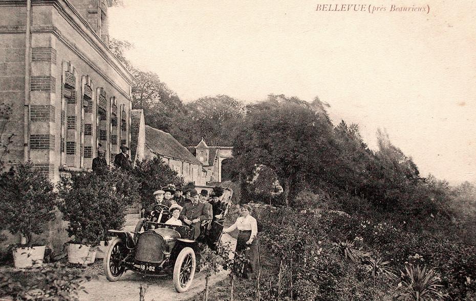 Cuissy-et-Gény (Aisne) CPA Château de Bellevue en 1910