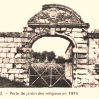 Cuissy-et-Gény (Aisne) CPA Porte jardin des religieux 1976