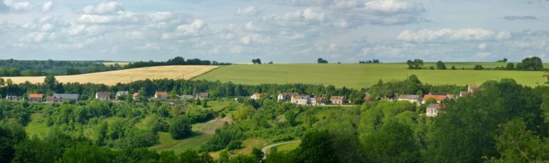 Cuissy-et-Gény (Aisne) vue panoramique