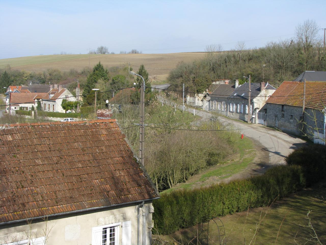 Cuissy-et-Gény (Aisne) vue sur le village en 2009